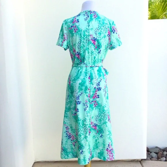 Vintage Floral Baby's Breath Dress - Picture 5 of 5